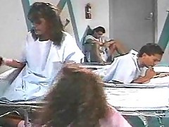 Vintage Porno Setting in The Hospital with Hot Brunettes