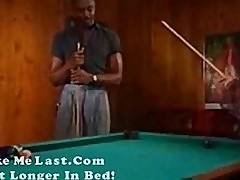Jackylyna classic black fuck amateur babe on pool table